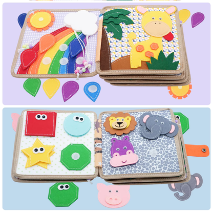 Filzbuch Kinder 1 Jahr / Aktivitätsbuch / Quietbook - einzigartigliebe