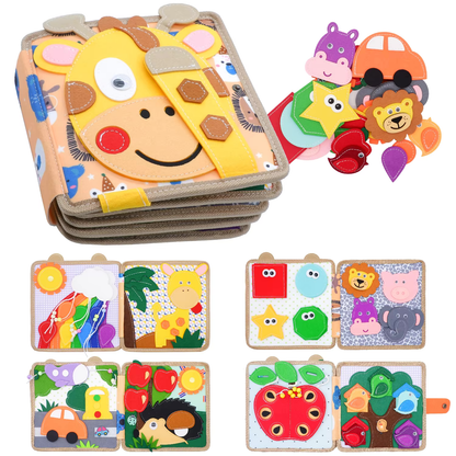 Filzbuch Kinder 1 Jahr / Aktivitätsbuch / Quietbook - einzigartigliebe