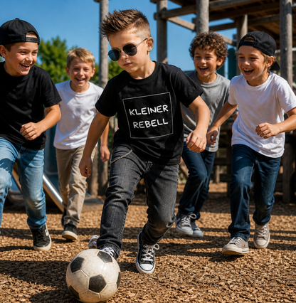 Stylisches Kinder Shirt für Schule und Freizeit – Kleiner Rebell Look