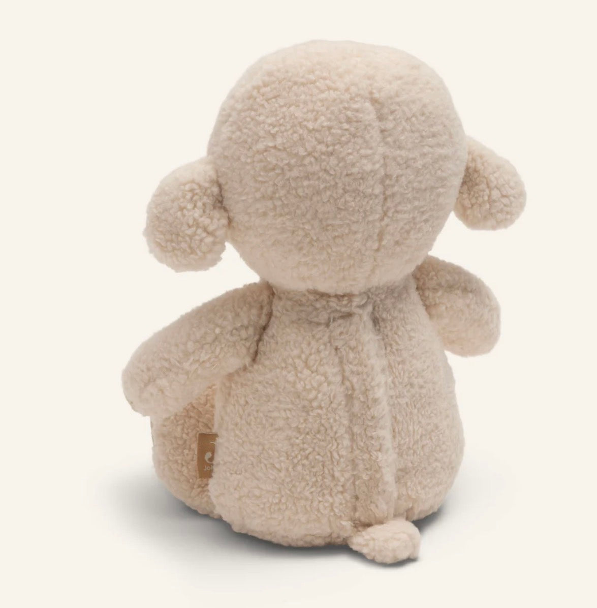     Wiederaufladbares Kuscheltier Schaf mit USB-C-Anschluss.