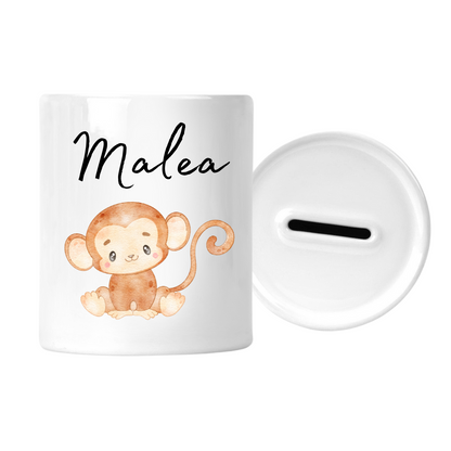 Personalized money box for children / with name