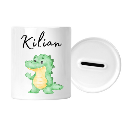 Personalized money box for children / with name