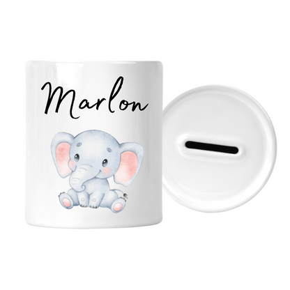 Personalized money box for children / with name