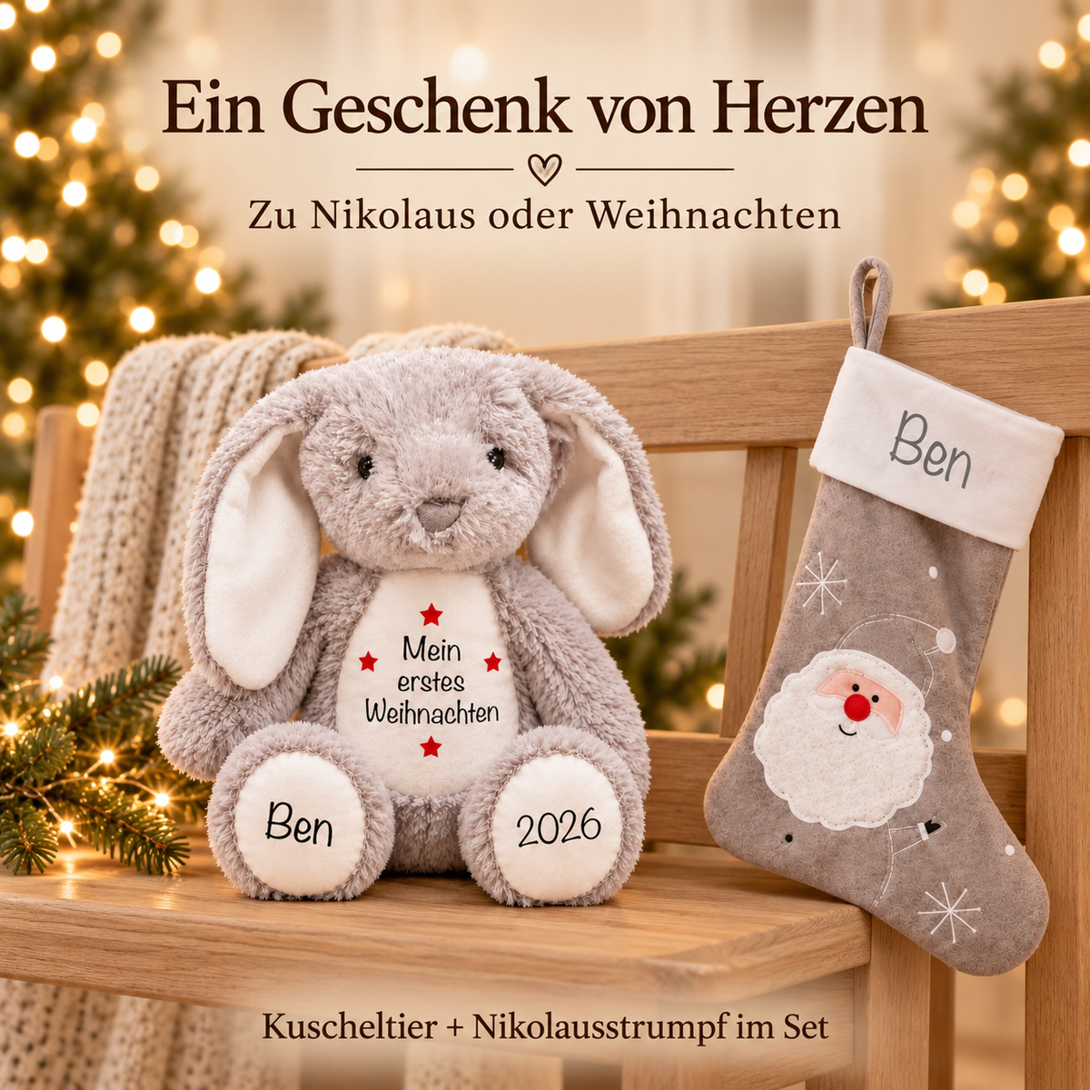 Detailaufnahme des Produkts und seiner sorgfältigen Verarbeitung