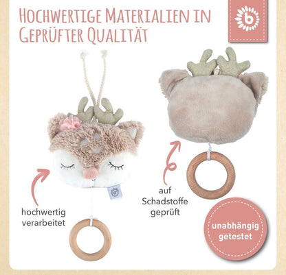 Spieluhr mit Name | Babygeschenk mit Musik | personalisiert mit Gravur möglich | Geburt Geschenk - einzigartigliebe