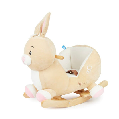 Personalisiertes Schaukeltier / Hase Hopsi mit Name / Babygeschenk - einzigartigliebe
