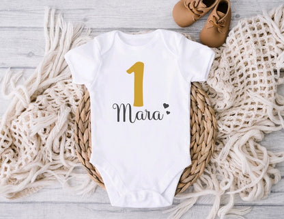 Baby Body 1 Geburtstag - einzigartigliebe