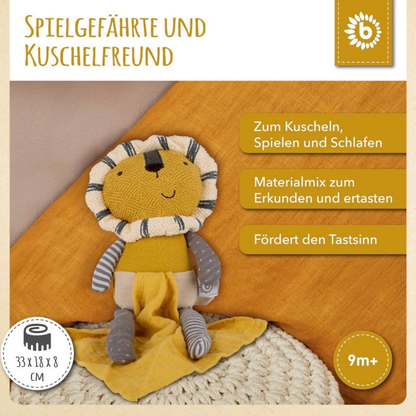 Kuscheltier Löwe Personalisiert mit Name, Geburtsdaten - einzigartigliebe