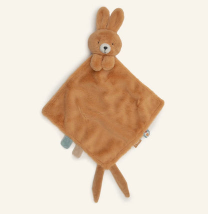 Jollein Schmusetuch Hase in Braun Vorderseite ohne Personalisierung