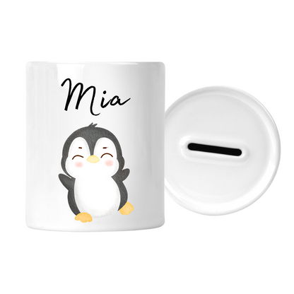 Personalized money box for children / with name