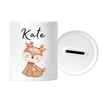 Personalized money box for children / with name