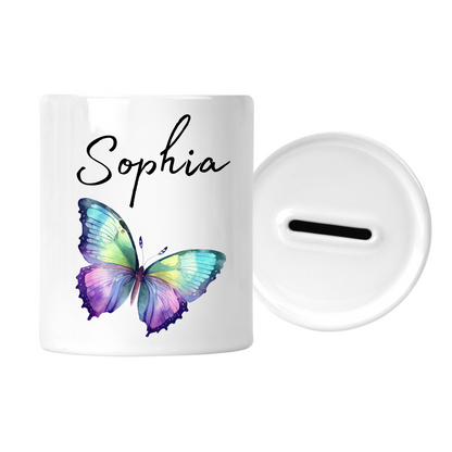 Personalized money box for children / with name