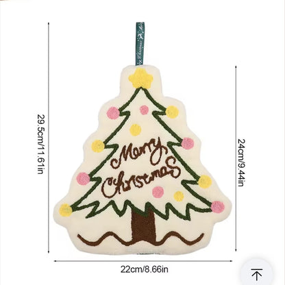 Weihnachtliches Handtuch Tannenbaum für Hände und Gesicht